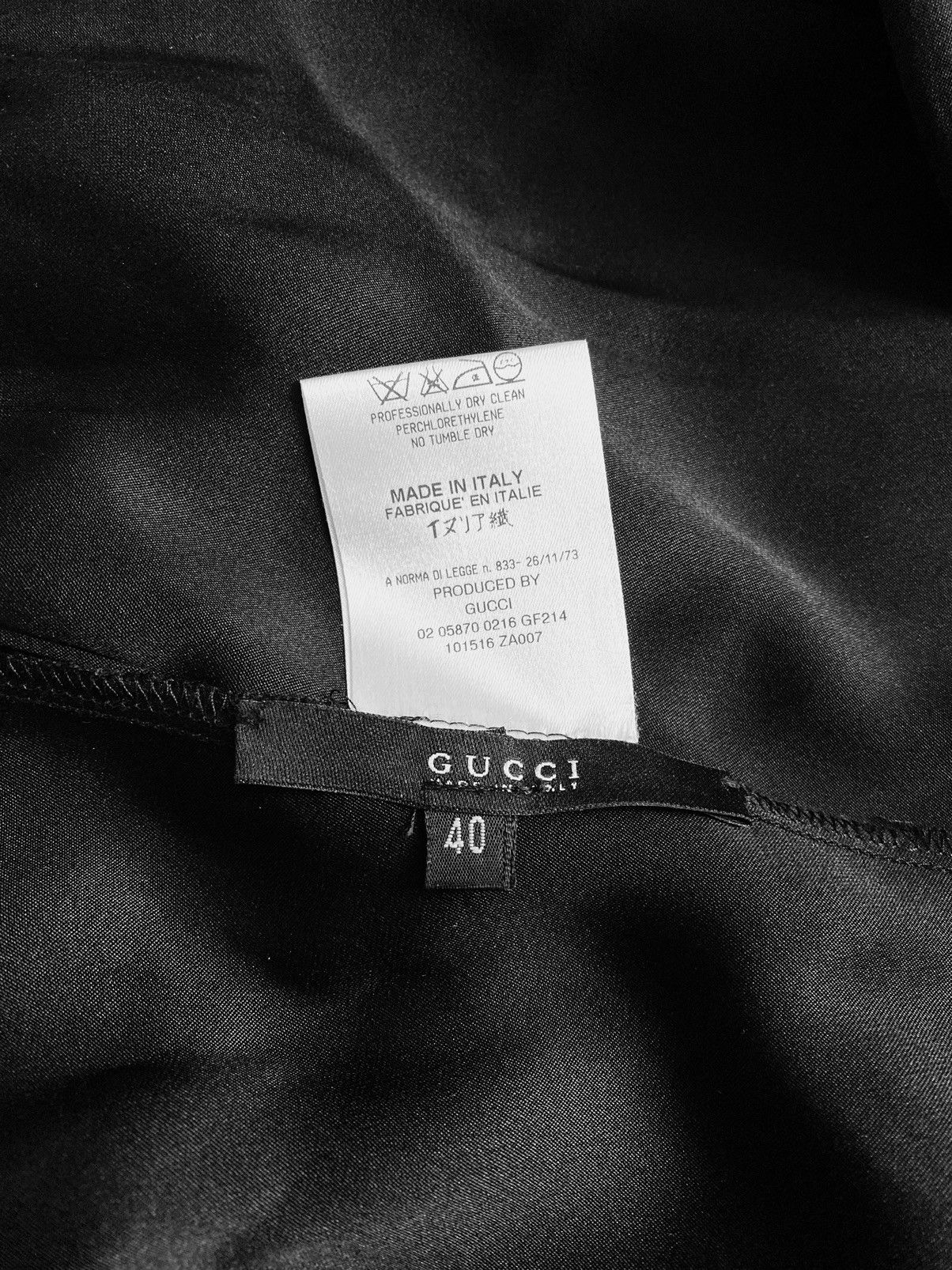 Gucci F/W 2002 Runway Tom Ford for Gucci era lace up silk blouse Size S / US 4 / IT 40 - 6 Thumbnail