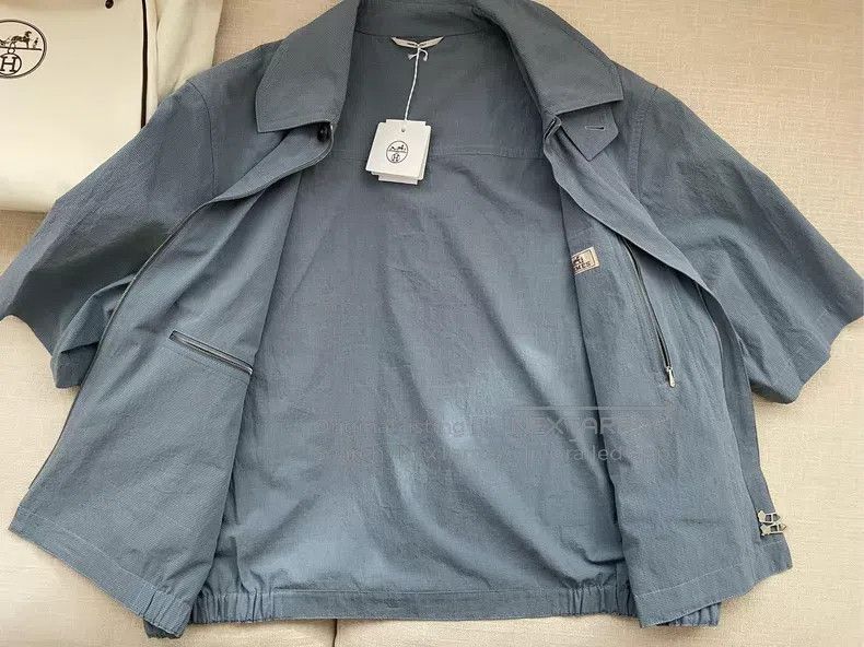 Hermes Hermes Short Sleeve Shirt Size US L / EU 52-54 / 3 - 3 Thumbnail