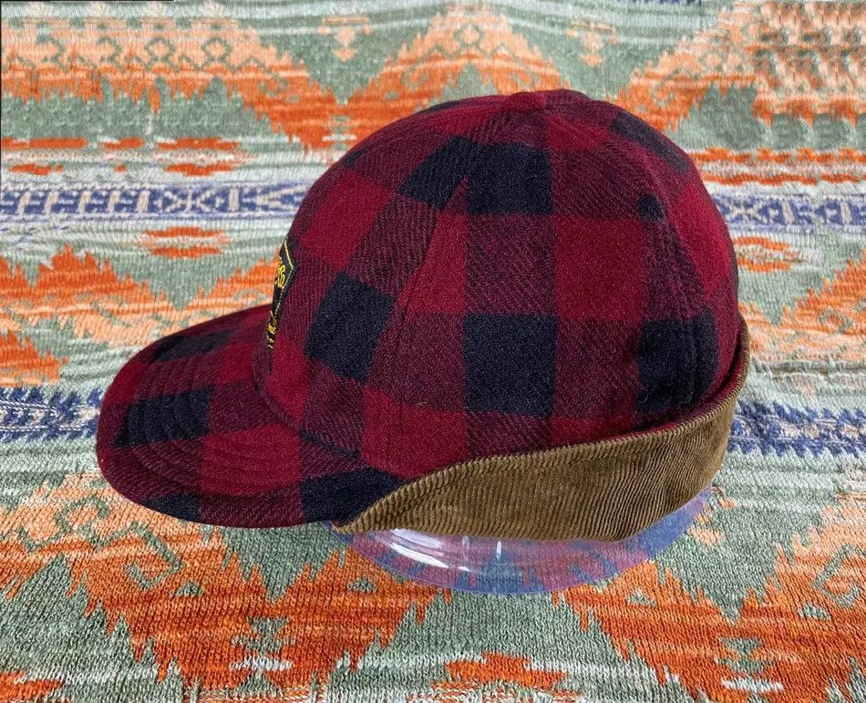 RRL Ralph Lauren × Ralph Lauren RRL Ralph Lauren Wool Tweed Corduroy ear protected Hat Cap Size ONE SIZE - 3 Thumbnail