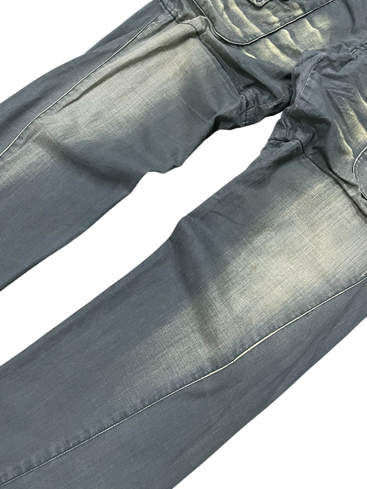 5351 POUR LES HOMMES × PPFM PPFM Japan Layered Double Waist Pocket Punk Wash Pants Size US 34 / EU 50 - 5 Thumbnail