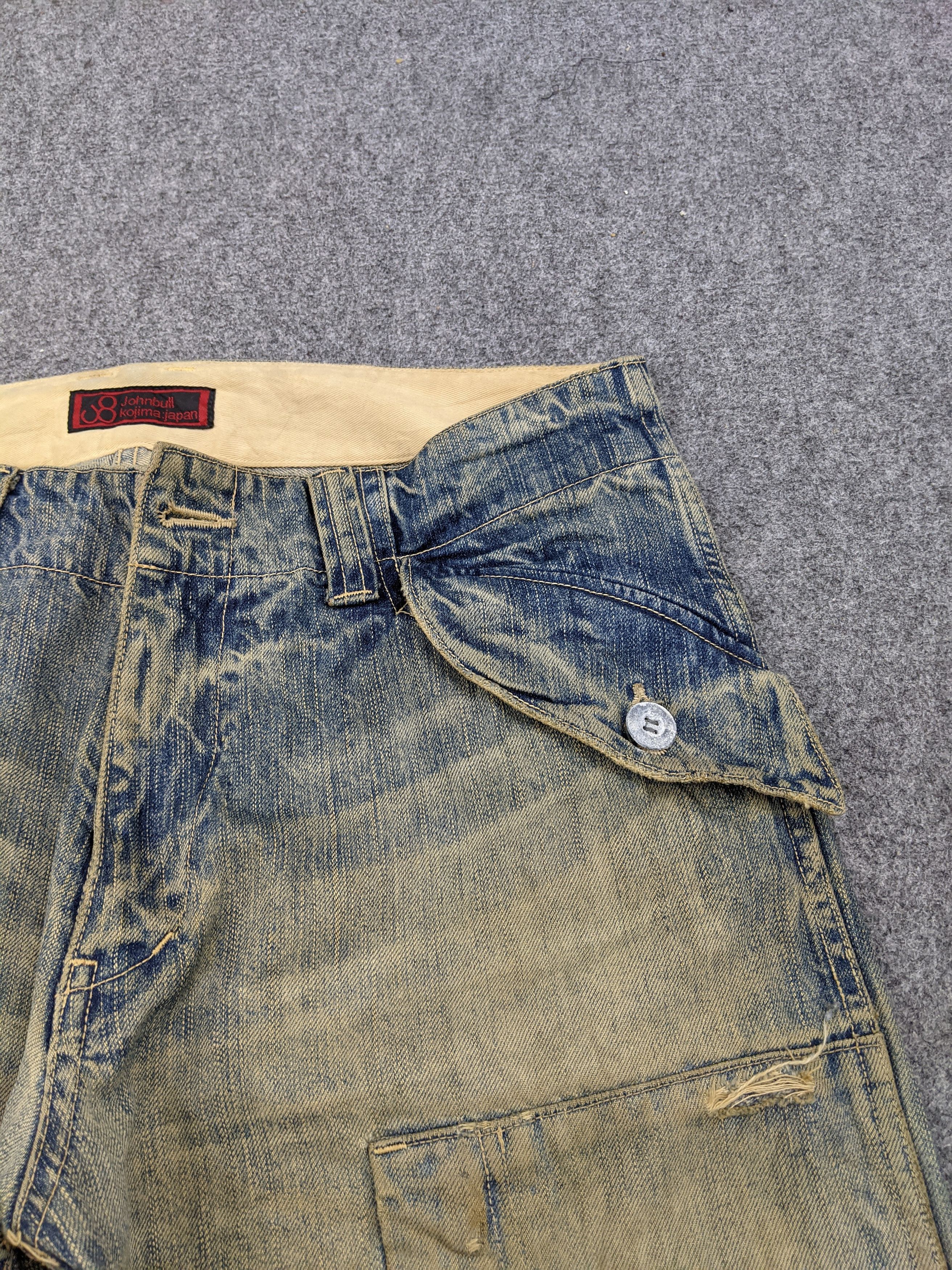 If Six Was Nine Johnbull Kojima Genes Japan Multi Pocket Rusty Jeans DJ0013Z Size US 33 - 12 Thumbnail