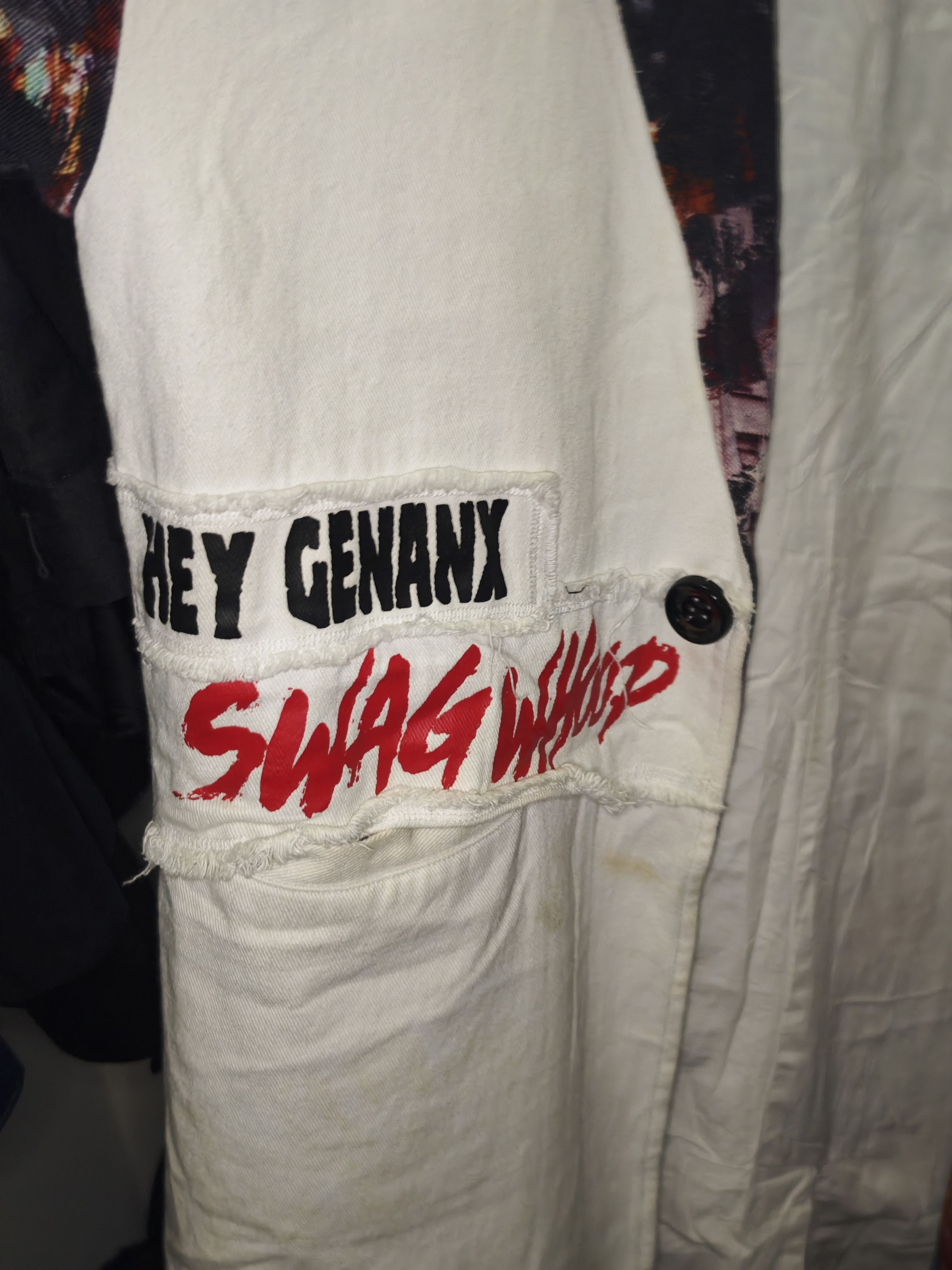 Other Patchwork Graffiti Art Coat - Bold Urban Streetwear Style Size US M / EU 48-50 / 2 - 2 Thumbnail