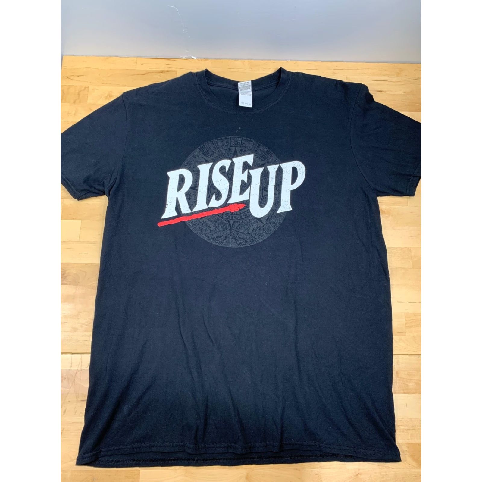 Gildan VINTAGE Gildan SDSU Rise Up! Graphic Tee Black XL Short Sleeve Men Shirt 1882 SDSU San Diego State Size US 36 / EU 52 - 4 Thumbnail