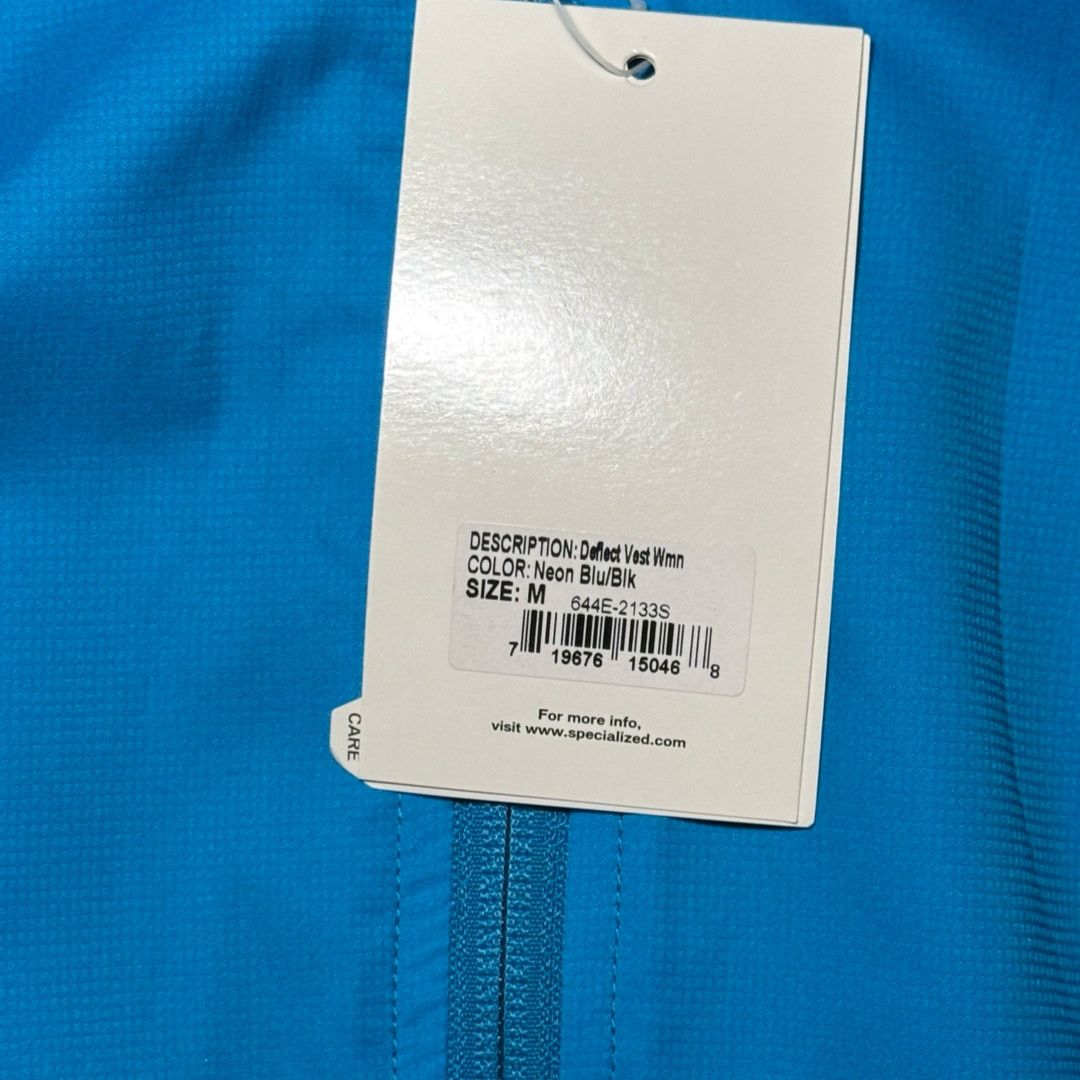 Other Specialized Deflect Cycling Vest Women's Sz M Neon Blue Size M / US 6-8 / IT 42-44 - 3 Thumbnail
