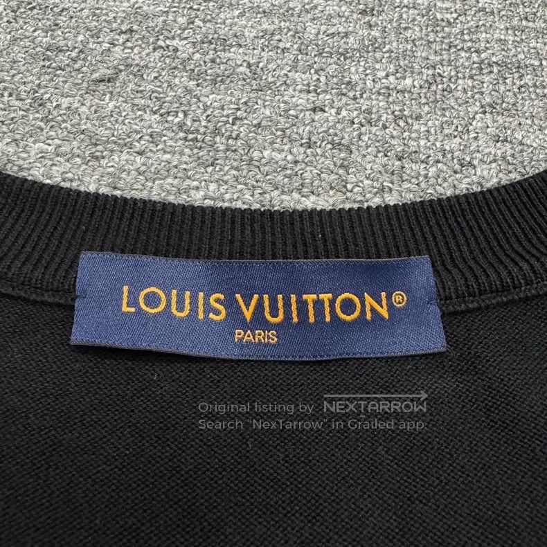 Louis Vuitton Louis Vuitton size 5l Beaded monogrammed knit short sleeves Size US M / EU 48-50 / 2 - 2 Thumbnail