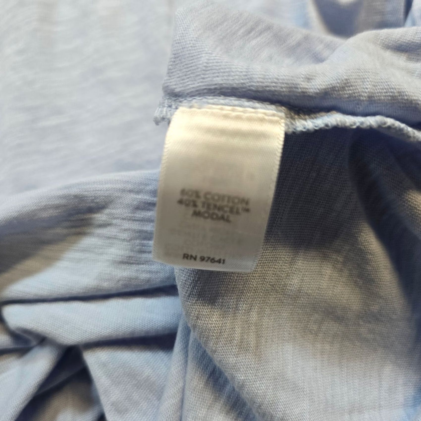 J. Jill J. Jill Top Womens Medium Blue Round Neck 3/4 Sleeve Boxy Stretch Casual Basic Shirt Women M Blue Round Neck Boxy Stretch Basic -J. Jill- Size M / US 6-8 / IT 42-44 - 7 Thumbnail