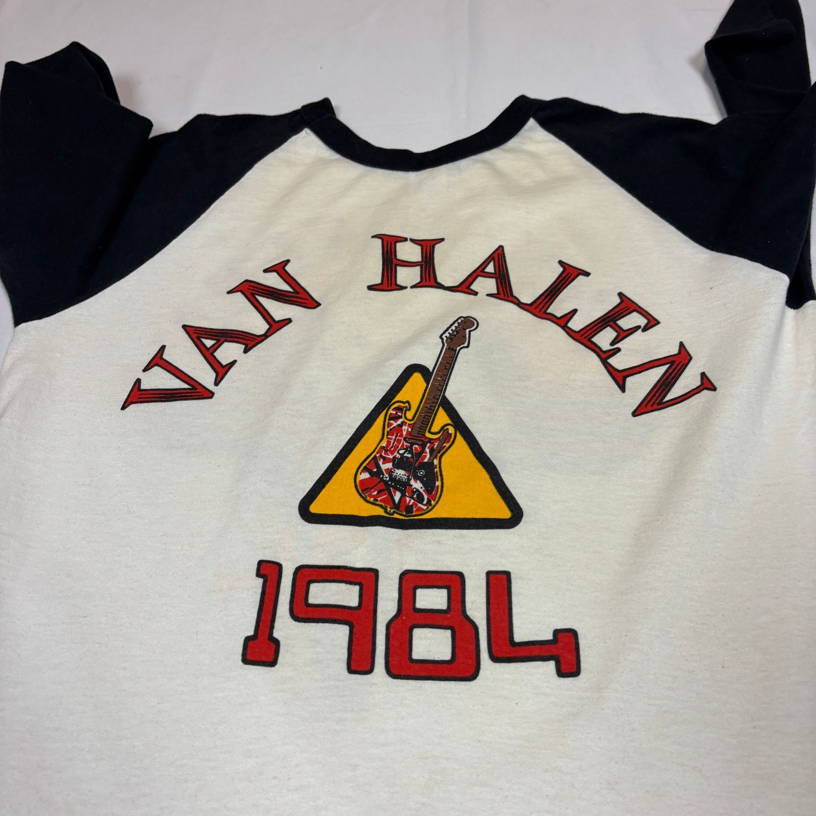 Vintage Vintage 1984 Van Halen Tour Raglan Shirt Smoking Baby Large Size US L / EU 52-54 / 3 - 12 Thumbnail