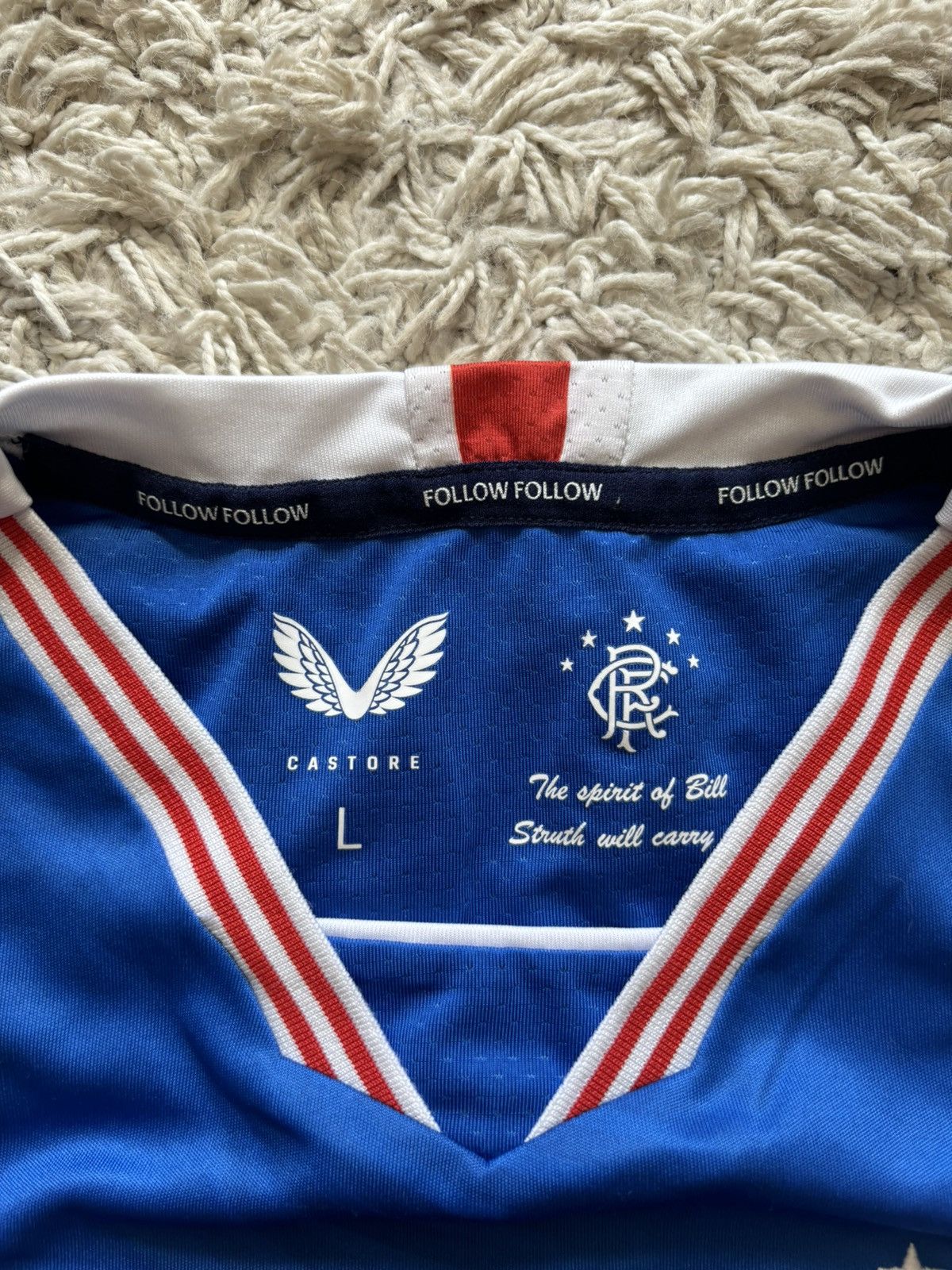 Erima × Vintage Vintage Soccer Jersey Rangers Blue Colour Size US L / EU 52-54 / 3 - 4 Thumbnail
