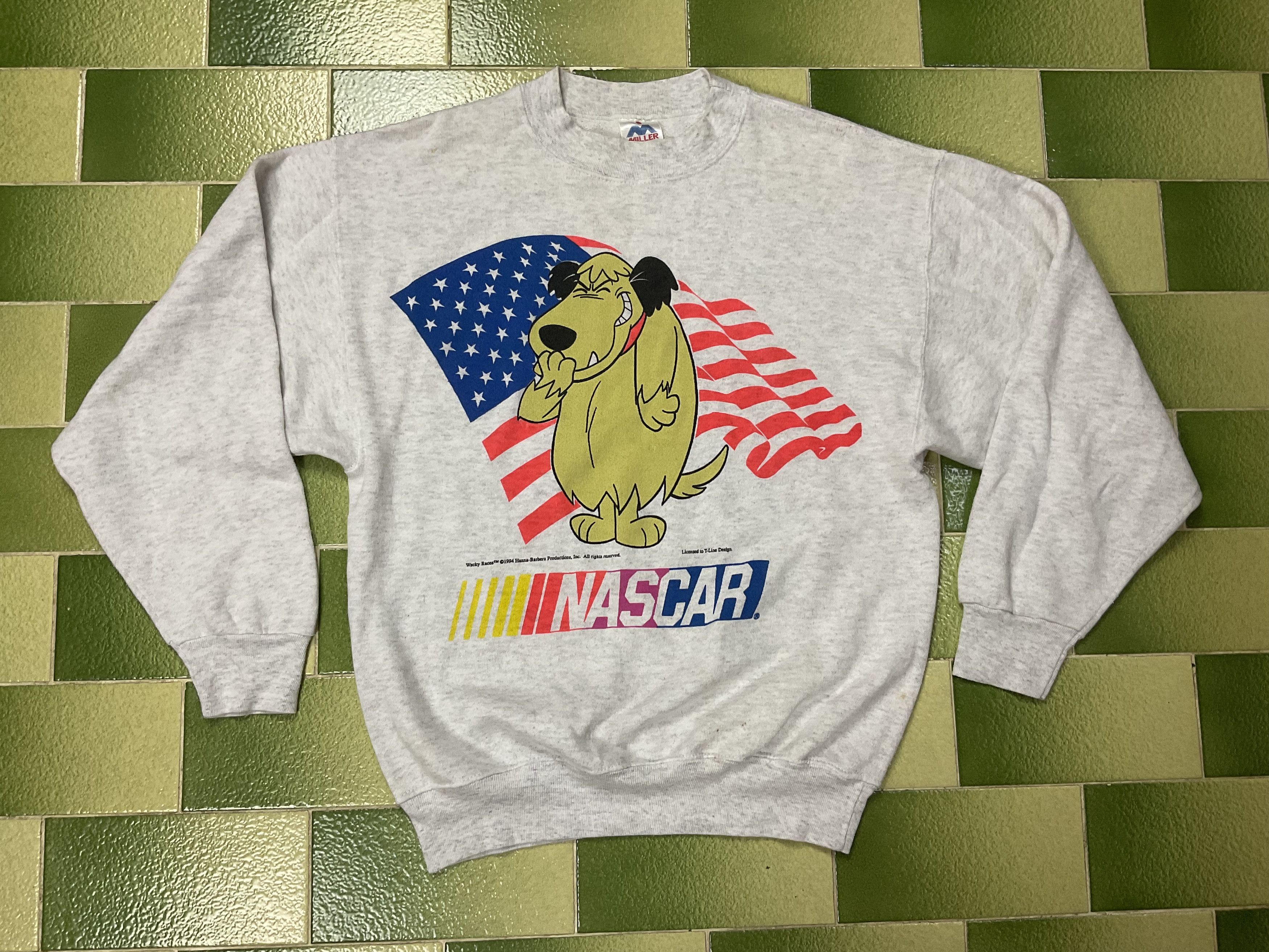 Cartoon Network Vintage 1994 Nascar Muttley Sweatshirt FREE Vtg Muttley Tee Size US M / EU 48-50 / 2 - 3 Thumbnail
