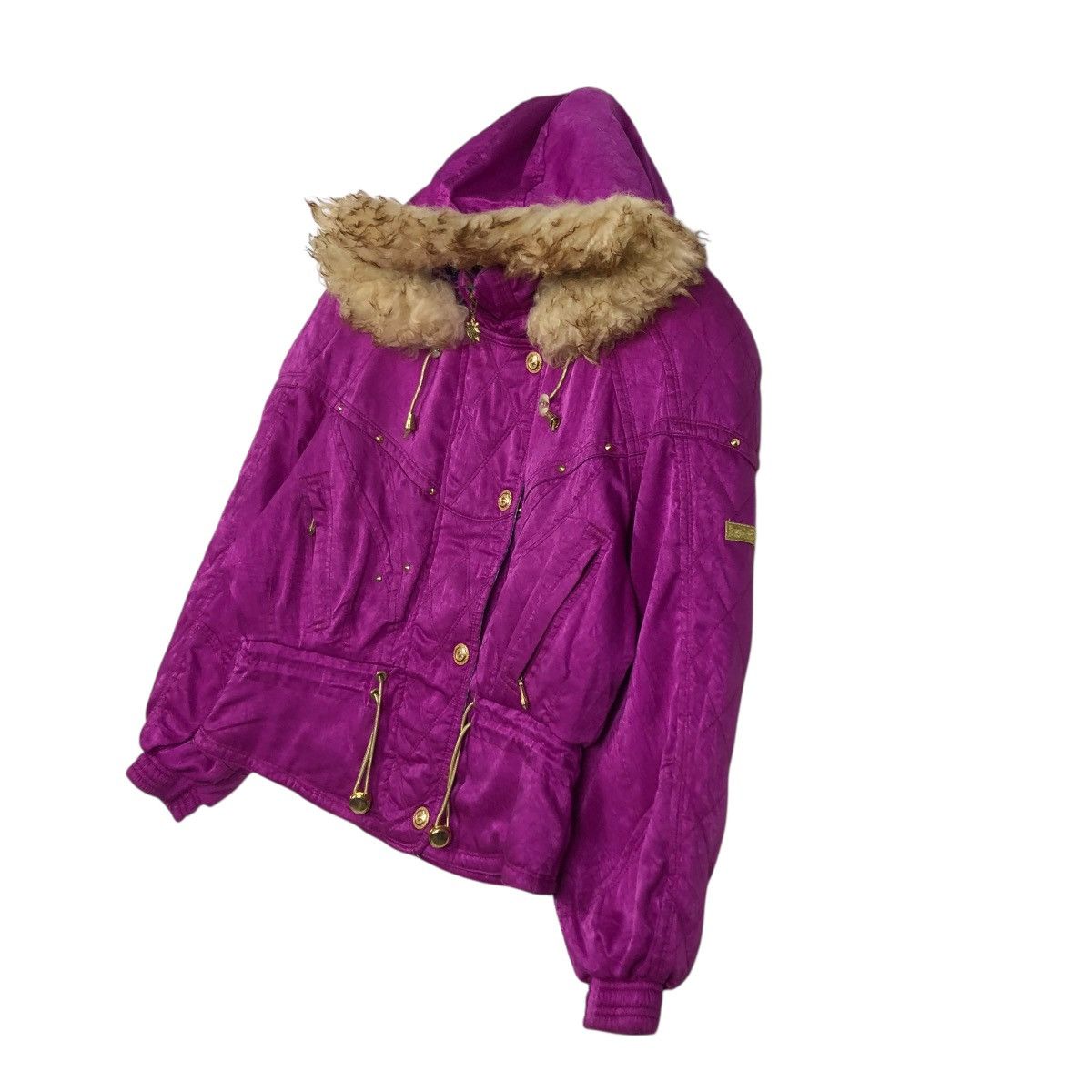 Japanese Brand 🔥VINTAGE SKI JACKET LAFONT MINK FUR HOODIE ISSEY MIYAKE Size L / US 10 / IT 46 - 4 Thumbnail