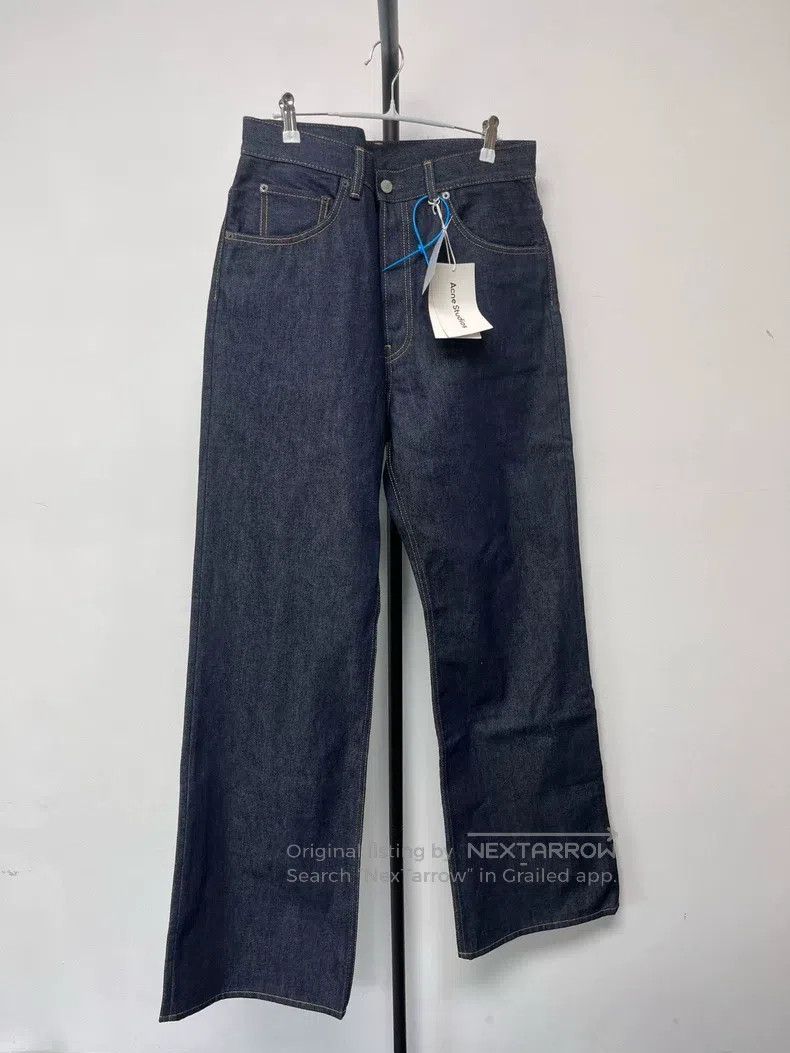 Acne Studios Acne Studios Mid-rise zip-up loose fit wide-leg barn denim Size US 33 - 1 Thumbnail