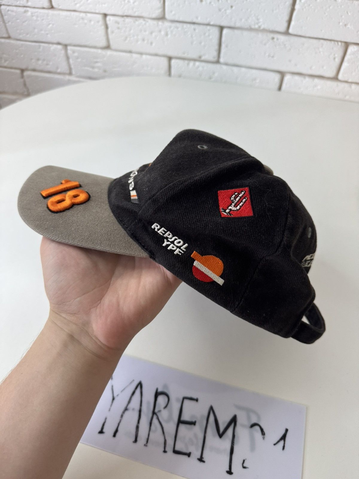 Vintage Orange Arrows F1 Team Pedro Delarosa Formula One cap hat Size ONE SIZE - 3 Thumbnail