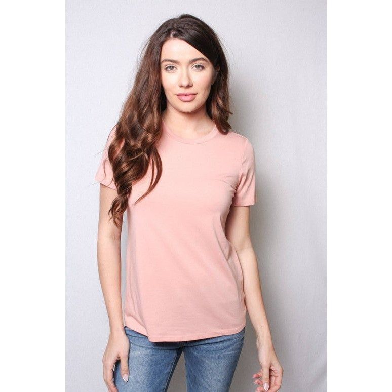 Other Zutter Womens Short Sleeve Basic T-Shirt Comfy Fit Soft Pink Size M / US 6-8 / IT 42-44 - 1 Thumbnail