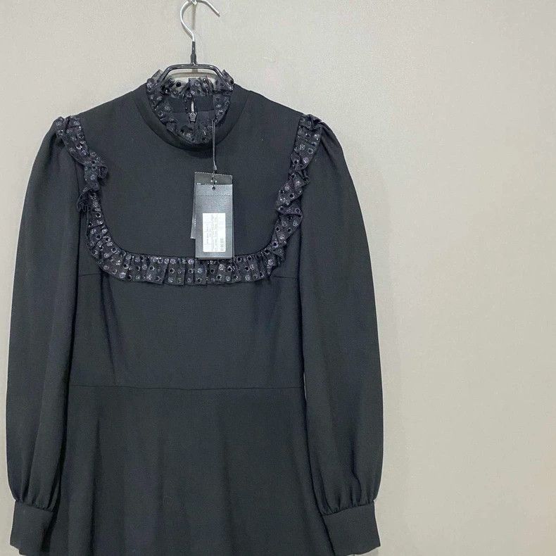 Saint Laurent Paris Saint Laurent Paris Black Dress 2505-Nextarrow Size XS / US 0-2 / IT 36-38 - 2 Thumbnail