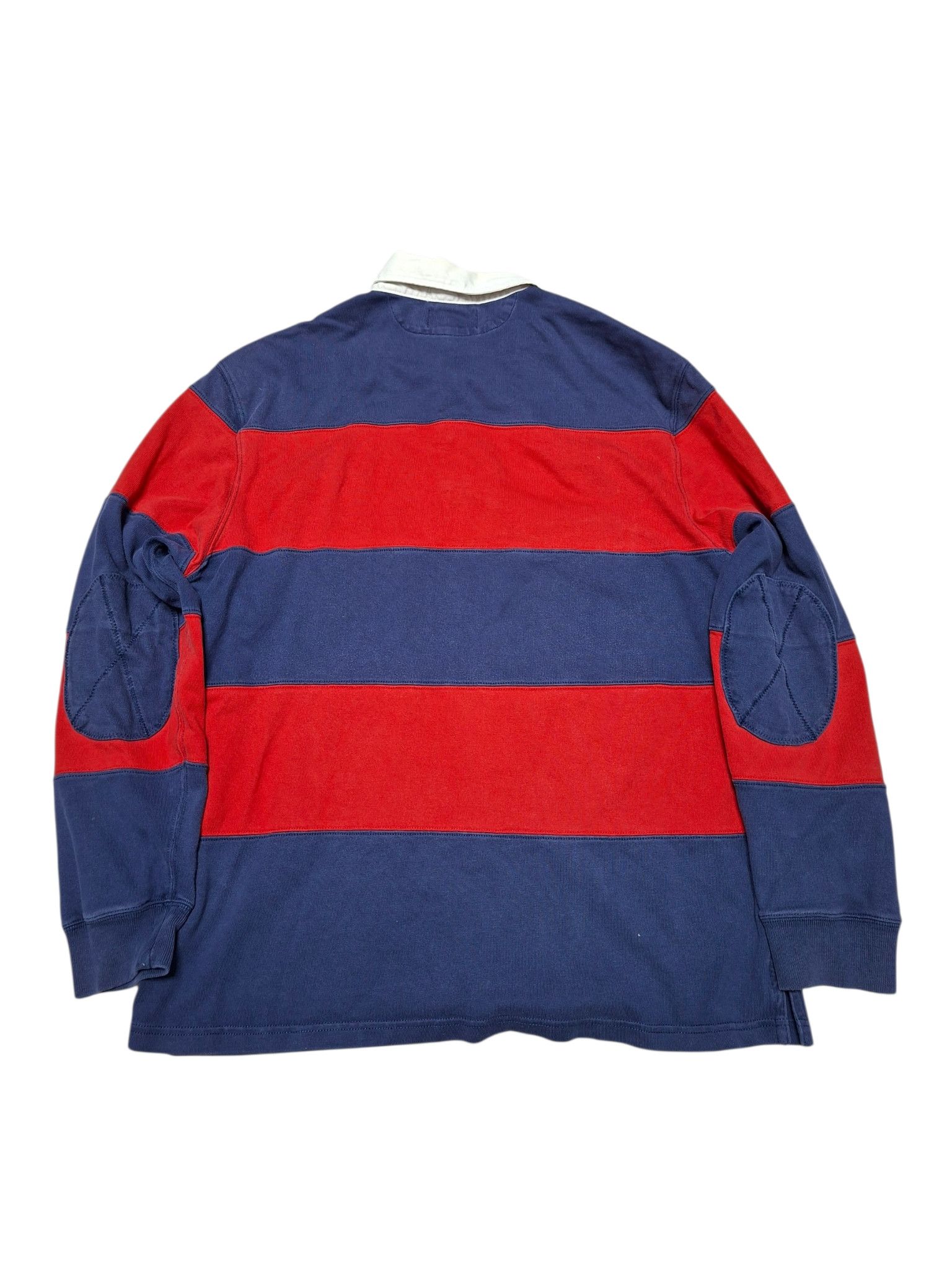 Polo Ralph Lauren POLO RALPH LAUREN VINTAGE LUXURY STRIPED RUGBY SHIRT Size US XL / EU 56 / 4 - 3 Thumbnail