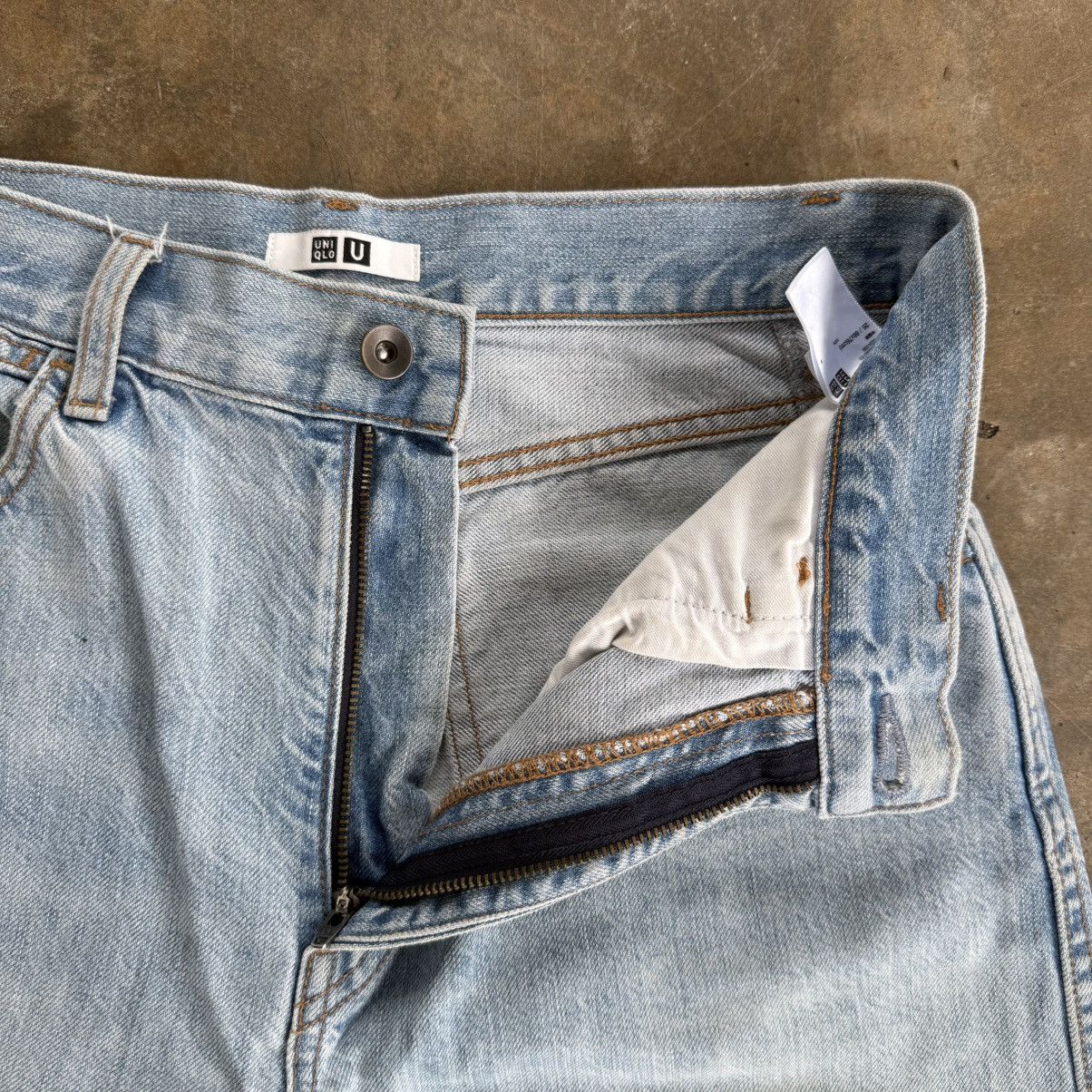 Japanese Brand VINTAGE JAPAN BAGGY STRAIGHT FADED JEAN DENIM PANTS Size US 29 - 7 Thumbnail