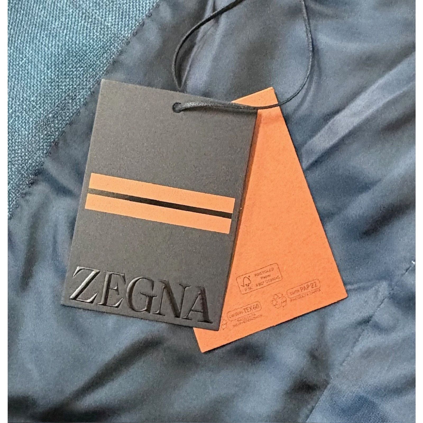 Ermenegildo Zegna $4,295 NWT ZEGNA Wool Blend Sport Coat Blue Teal 44/54 R Size 44R - 9 Thumbnail