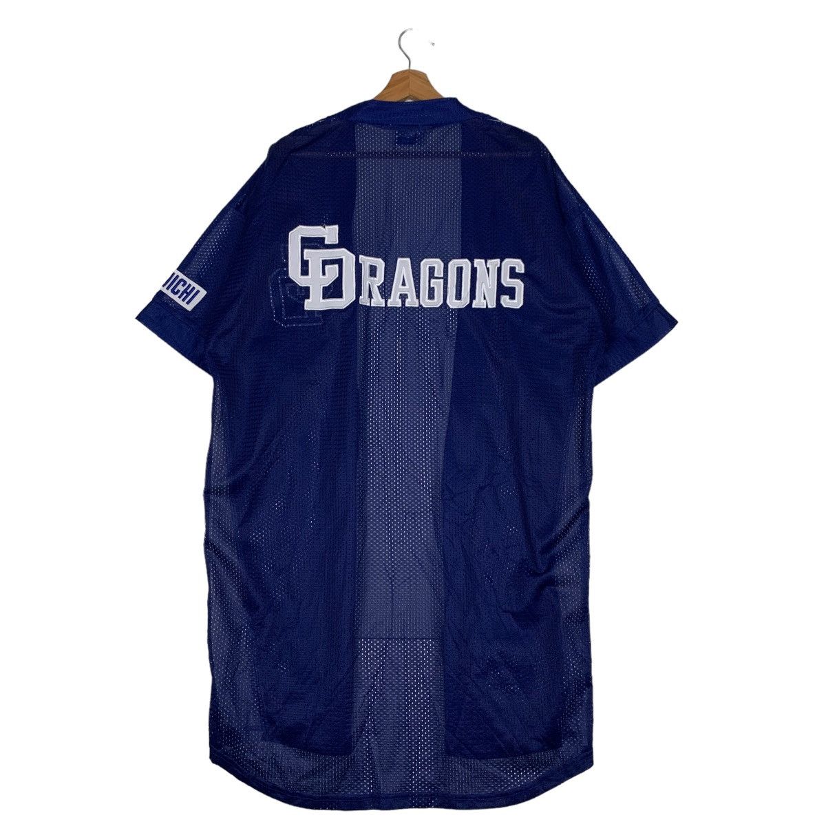 Japanese Brand CHUNICHI DRAGONS Japan Baseball Team Jersey #0498-C23 Size US M / EU 48-50 / 2 - 7 Thumbnail