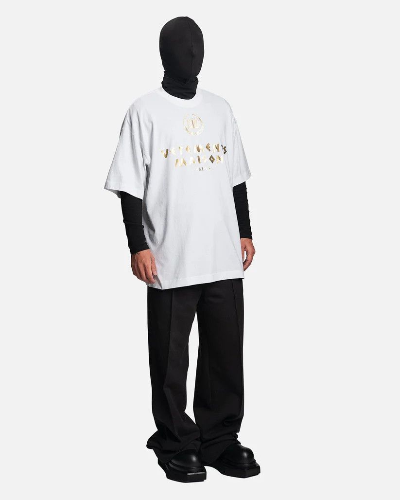 Vetements o1y0924 T-Shirt in White Size US XS / EU 42 / 0 - 4 Thumbnail