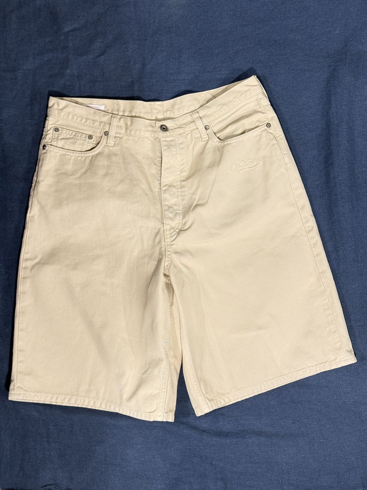 OFF WHITE Denim Shorts