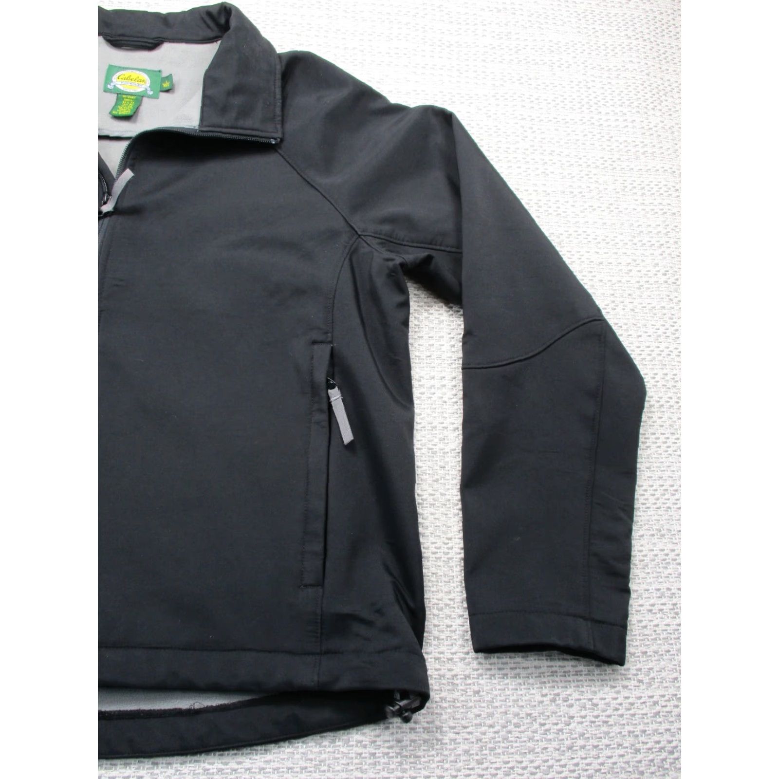 Vintage Cabela's Pullover Sweater Womens L Black 1/4 Zip Mock Neck Long Sleeve Size L / US 10 / IT 46 - 2 Thumbnail