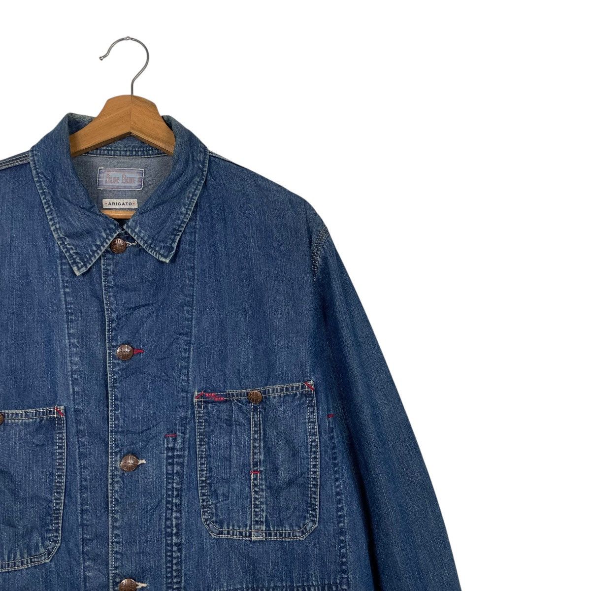 Blue Blue Japan Blue Blue Japan Arigato Workwear Denim Jacket Size US M / EU 48-50 / 2 - 5 Thumbnail