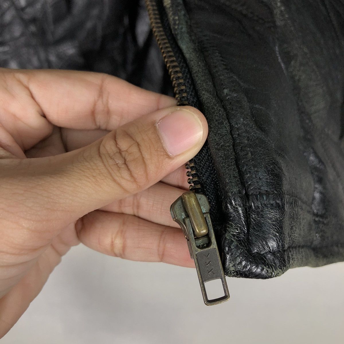 Japanese Brand 🔥Vintage Biker Genuine Leather Jacket Progress Uomo Japan Size US L / EU 52-54 / 3 - 14 Thumbnail