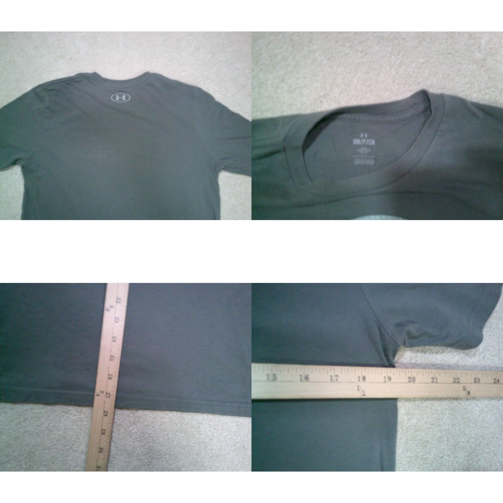 Under Armour Under Armour Outdoor T Shirt Mens Small Gray Hiking Outdoor T-Shirt HeatGear Regular Short Sleeve Mens Casual Activewear Size US S / EU 44-46 / 1 - 8 Thumbnail