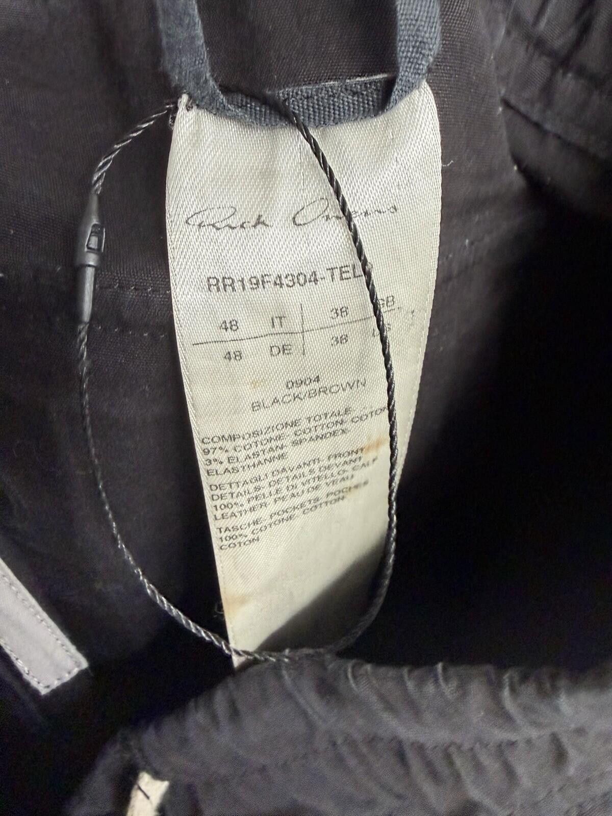 Rick Owens Rick Owens FW19 Larry Cargo Jogger Pants Black Size 48 IT Size US 32 / EU 48 - 5 Thumbnail