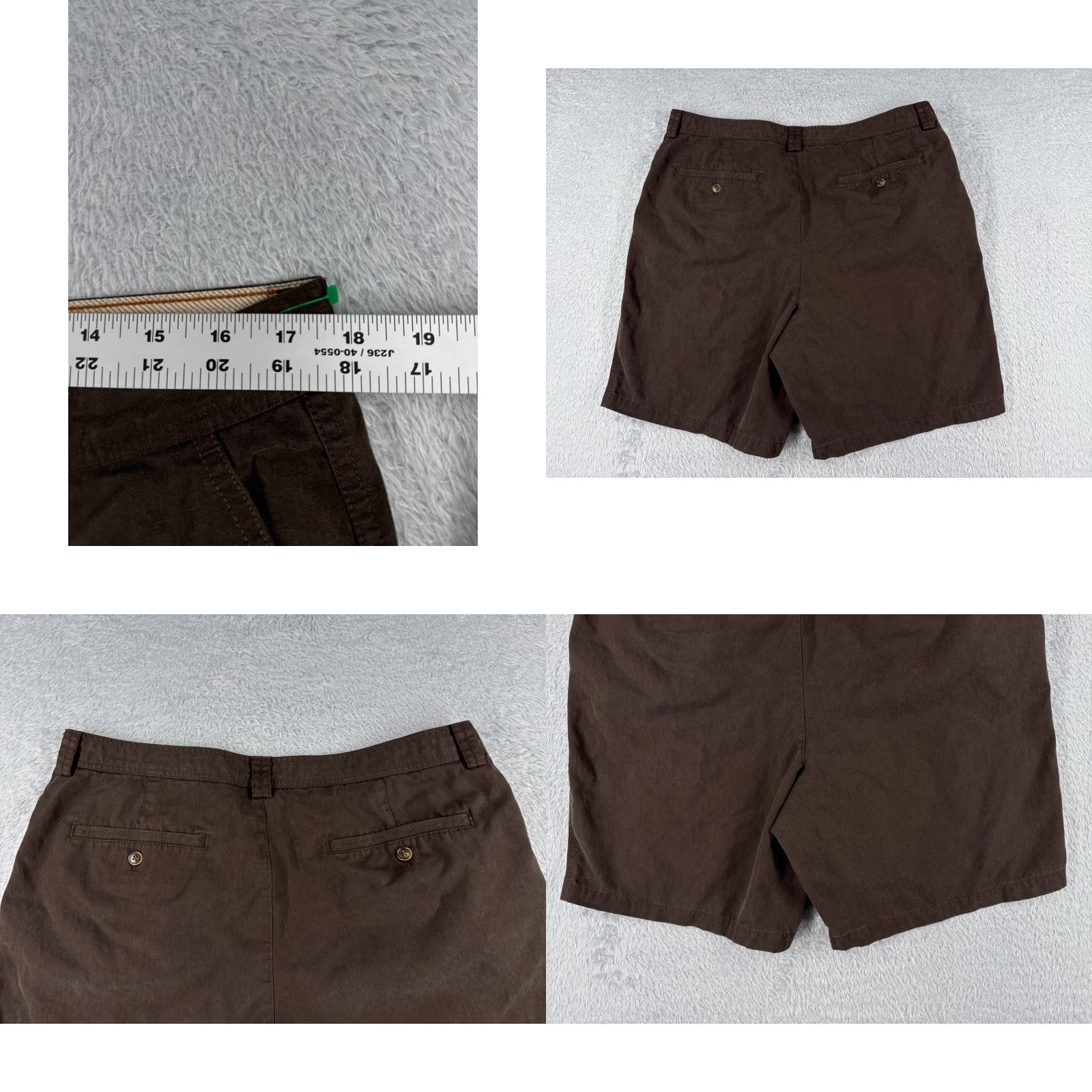 Tommy Bahama Tommy Bahama Shorts Men 36 Brown Cotton Blend Chino Beach Resort Vacation Aloha Designer Logo Pockets Quick Dry Mens Size US 36 / EU 52 - 9 Thumbnail