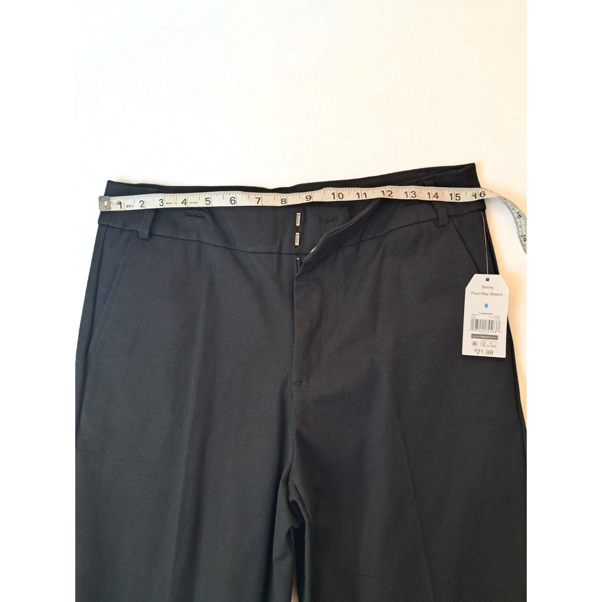 Other Time and True Women's Black Skinny Four-Way Stretch Pants Si Size 30" / US 8 / IT 44 - 7 Thumbnail