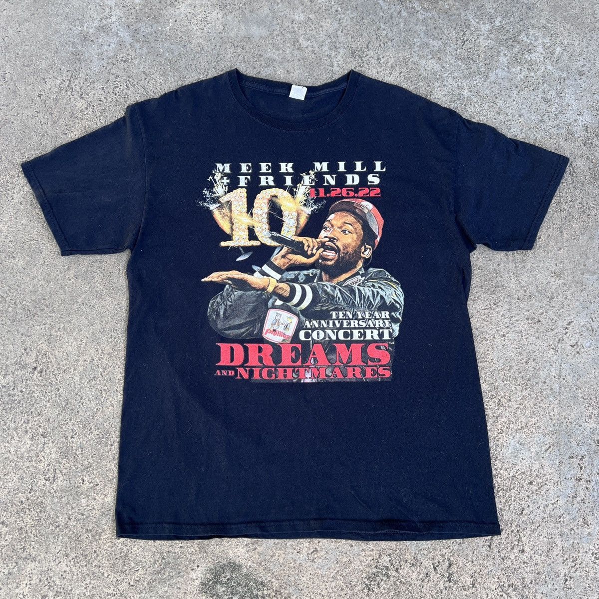 Band Tees Meek Mill + Friends Hiphop Rap Promo Tee Size US L / EU 52-54 / 3 - 2 Thumbnail