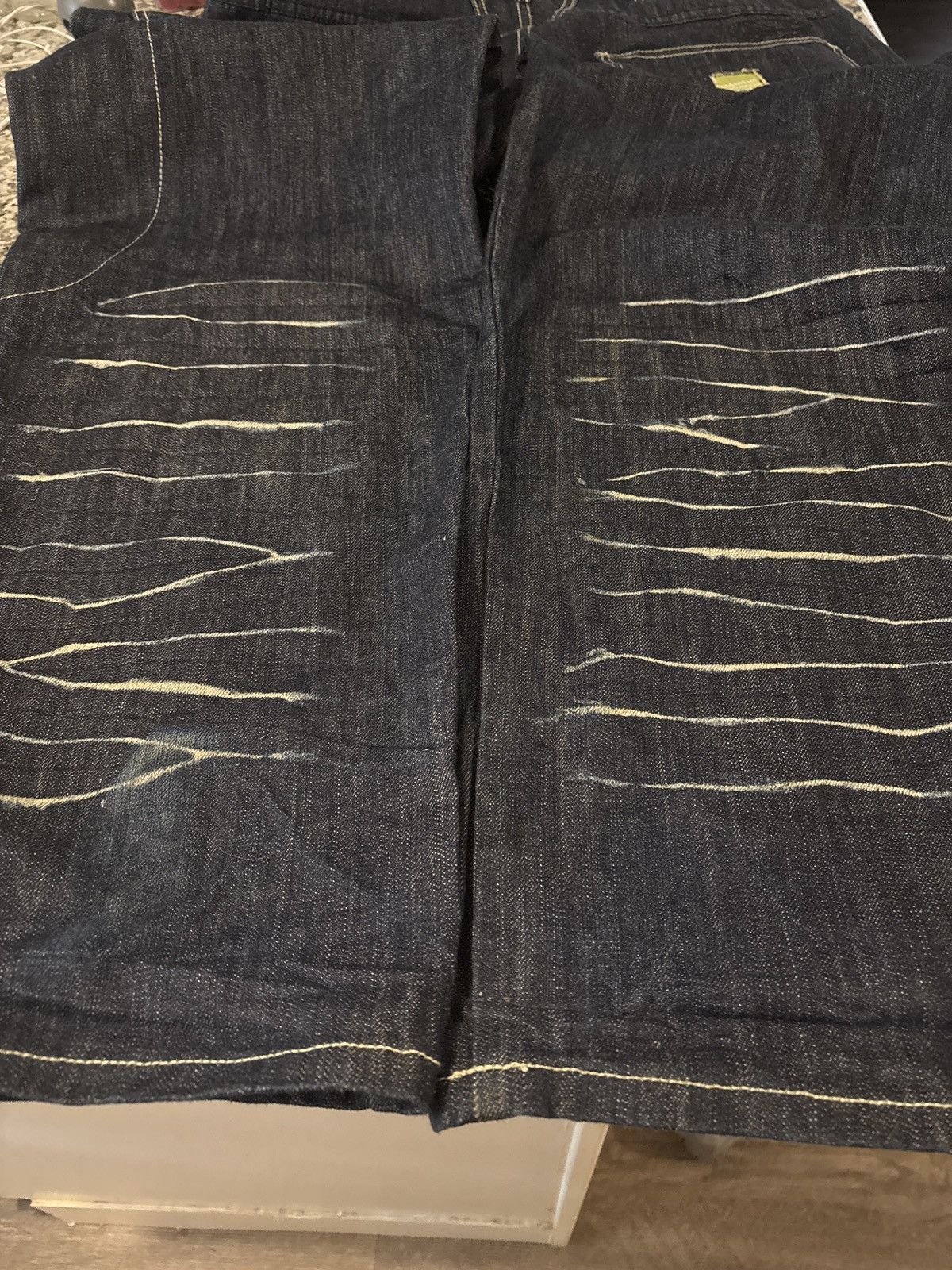 Marithe + Francois Girbaud Marithe x francois girbaud 38/35 M dark blue distressed Size US 38 / EU 54 - 5 Thumbnail