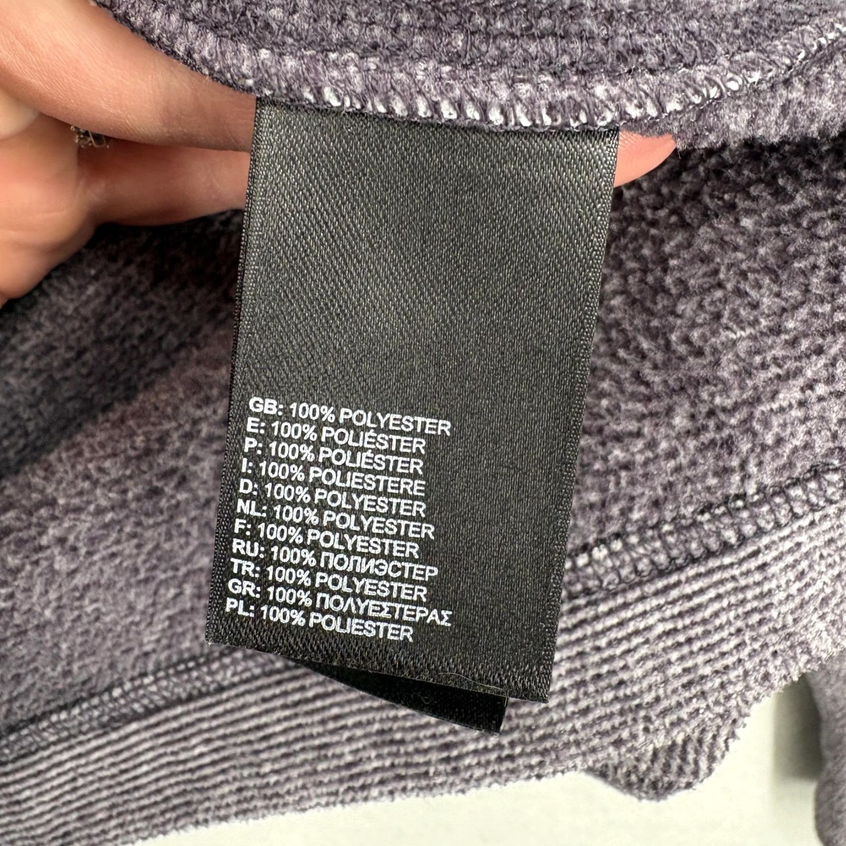 The North Face The North Face Jacket Womens Small Gray Striped Fleece Hooded Full Zip Casual Travel Size S / US 4 / IT 40 - 4 Thumbnail