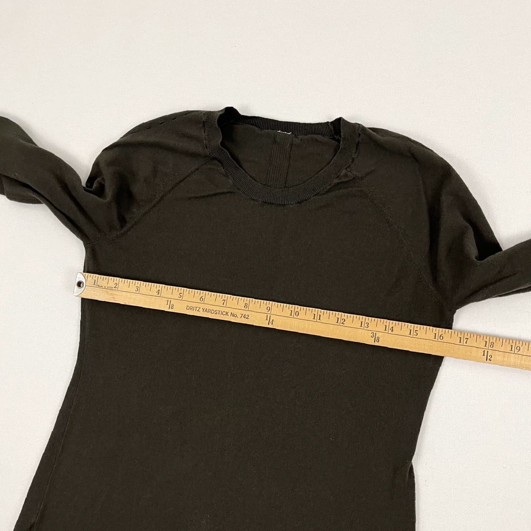 Lululemon Lululemon Sweater Womens Size 4 Green Lightweight Knit Ribbed Pullover Crew Neck Long Sleeve Breathable Stretch Size S / US 4 / IT 40 - 6 Thumbnail