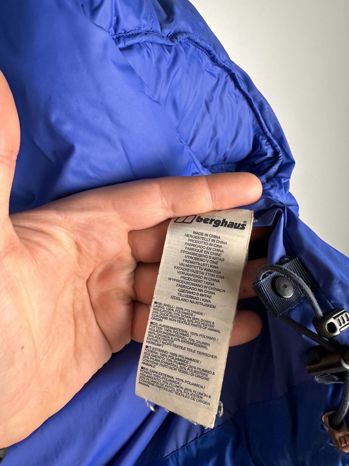 Berghaus Men’s Blue Berghaus Hydrodown Puffer Down Jacket Size M Zip Size US M / EU 48-50 / 2 - 12 Thumbnail
