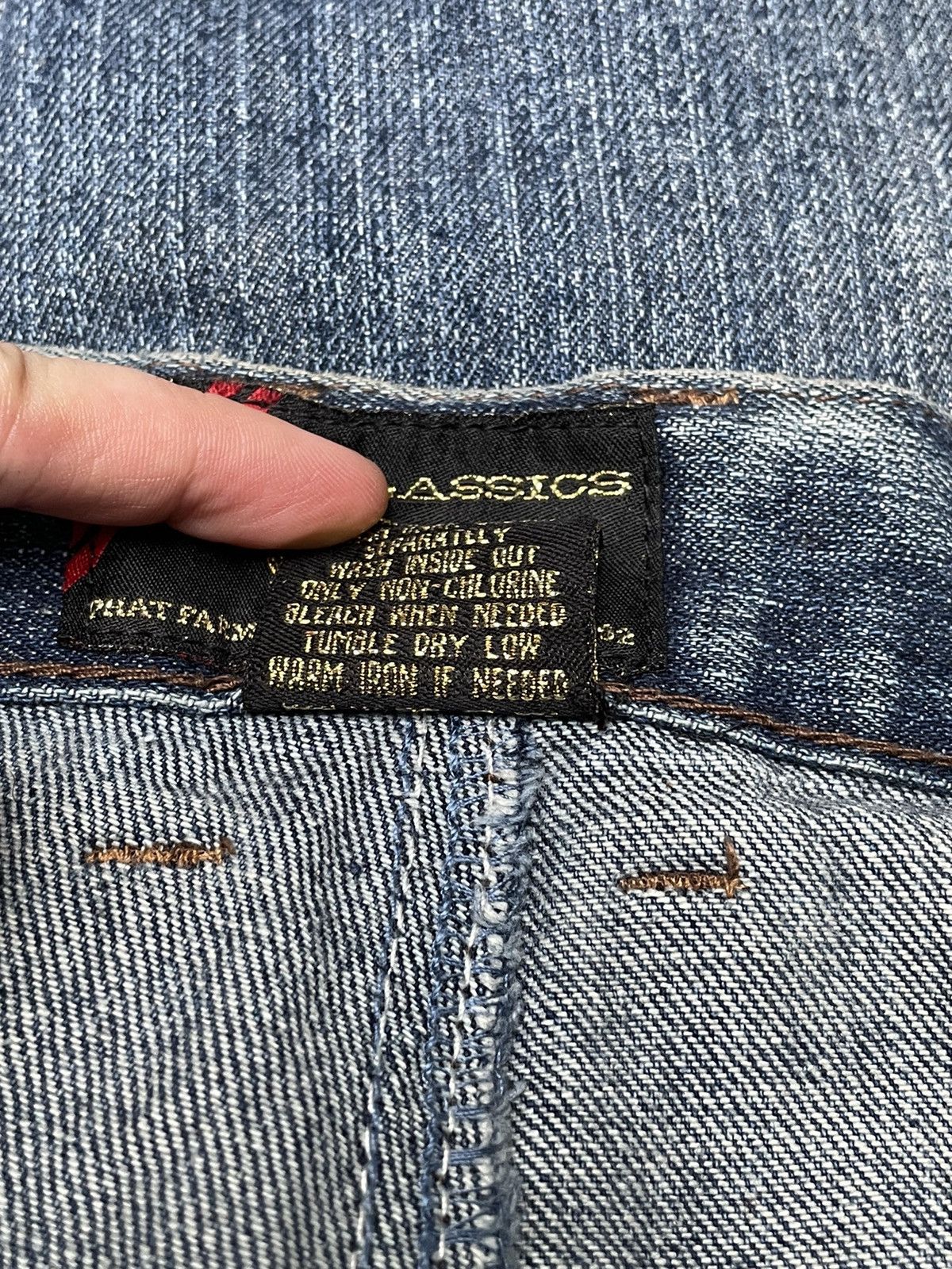 Vintage Vintage Brand Phat Farm Baggy Jeans 2000s Size US 36 / EU 52 - 11 Thumbnail
