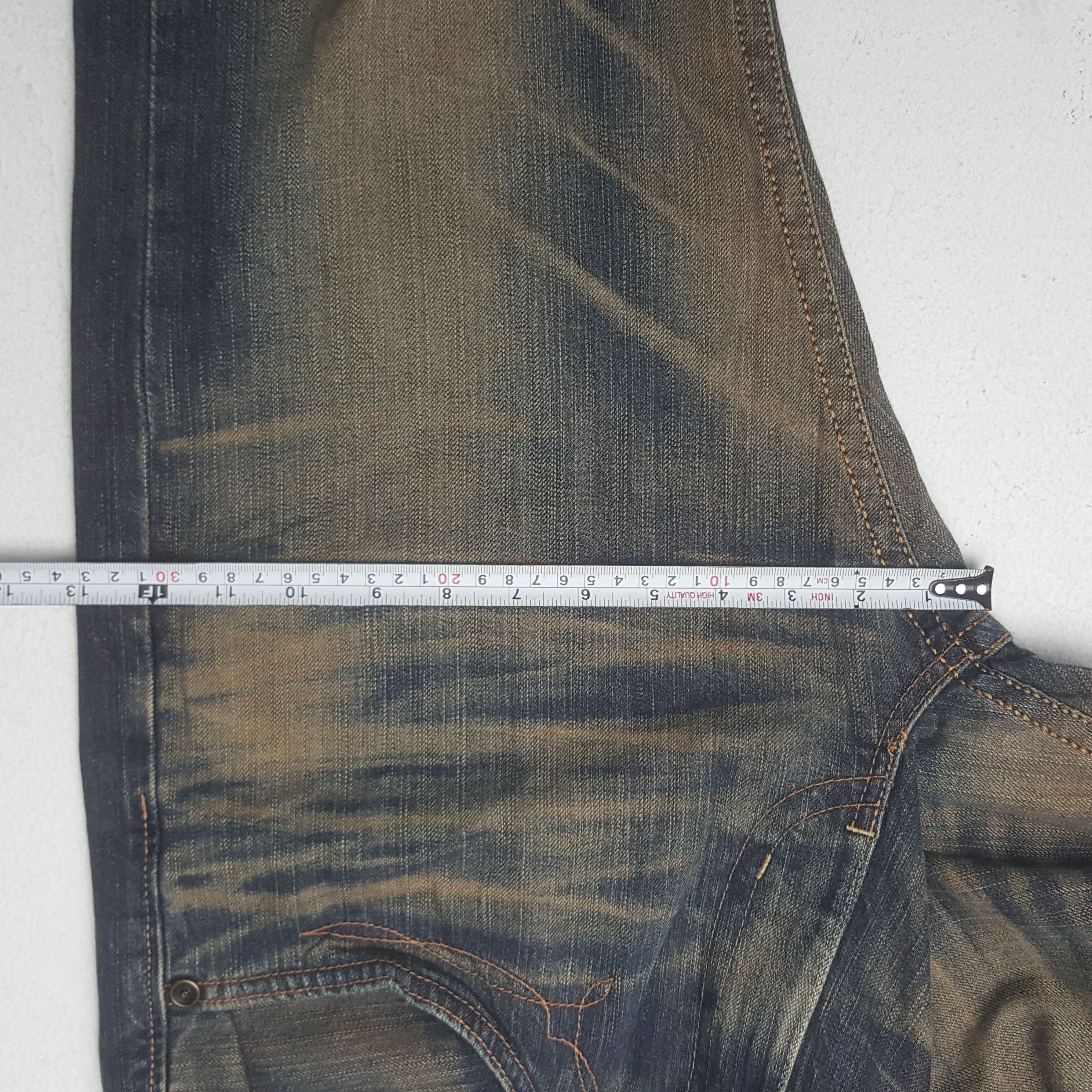 Edwin × Japanese Brand × Vintage Vintage Edwin XU Exclusive Vintage Denim Jeans Size US 36 / EU 52 - 9 Thumbnail