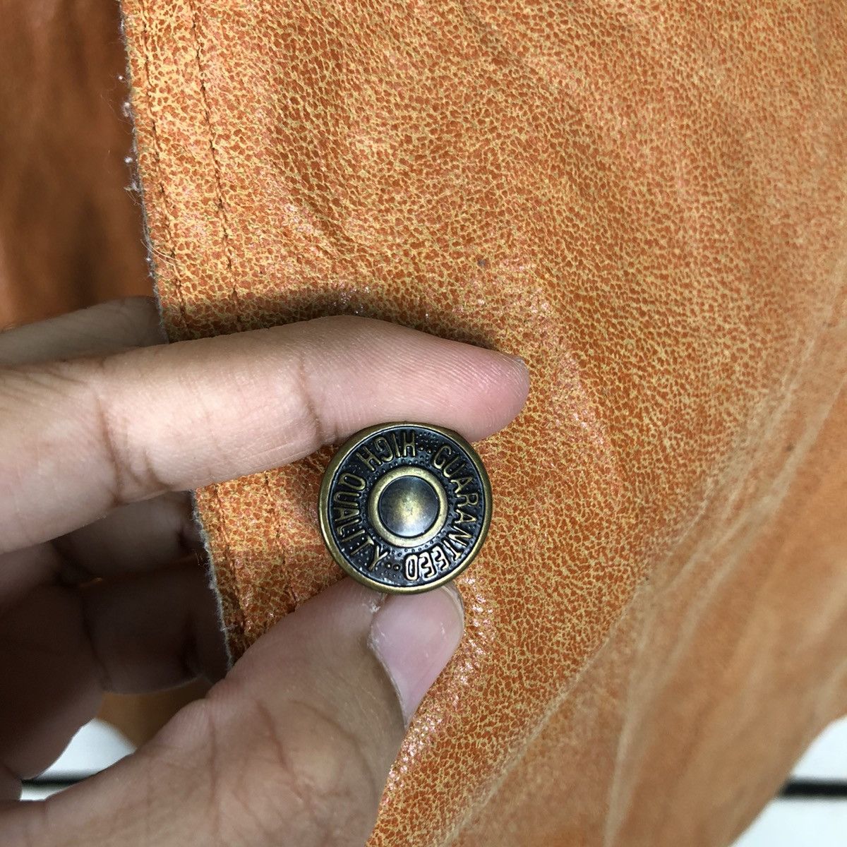 Vintage 📌Vintage Leather Jacket Otto Collection Issey Miyake Size US L / EU 52-54 / 3 - 17 Thumbnail