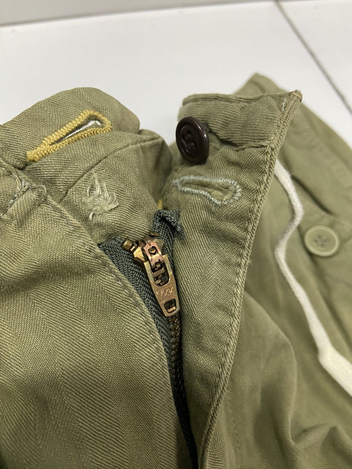Japanese Brand VINTAGE UNION MADE AMERICANA KHAKI PANTS Size US 28 / EU 44 - 15 Thumbnail