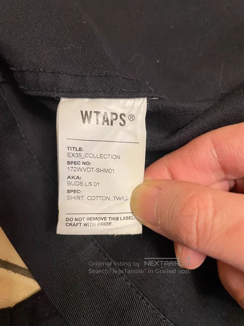 Wtaps Wtaps Black Two-Pocket Shirt Size US M / EU 48-50 / 2 - 7 Thumbnail