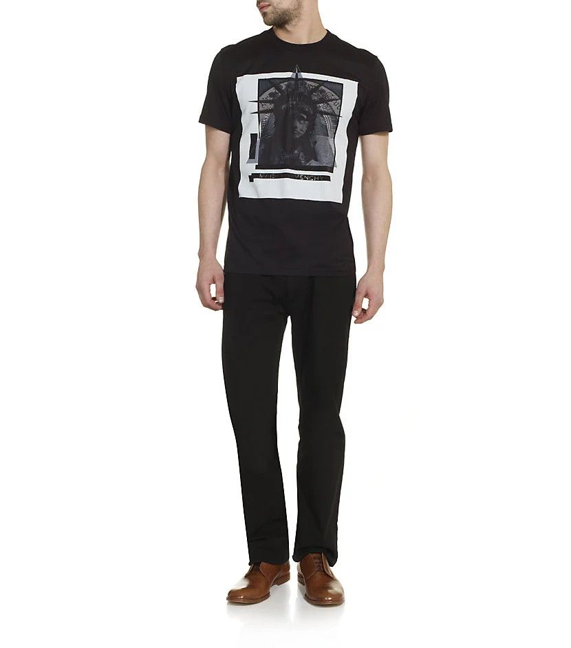 Givenchy Blue Statue of Liberty Logo Print T-Shirt Size US XXL / EU 58 / 5 - 3 Thumbnail