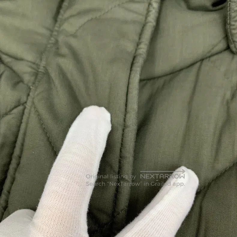 Burberry Burberry Quilted Green Cotton Coat. Size US S / EU 44-46 / 1 - 9 Thumbnail