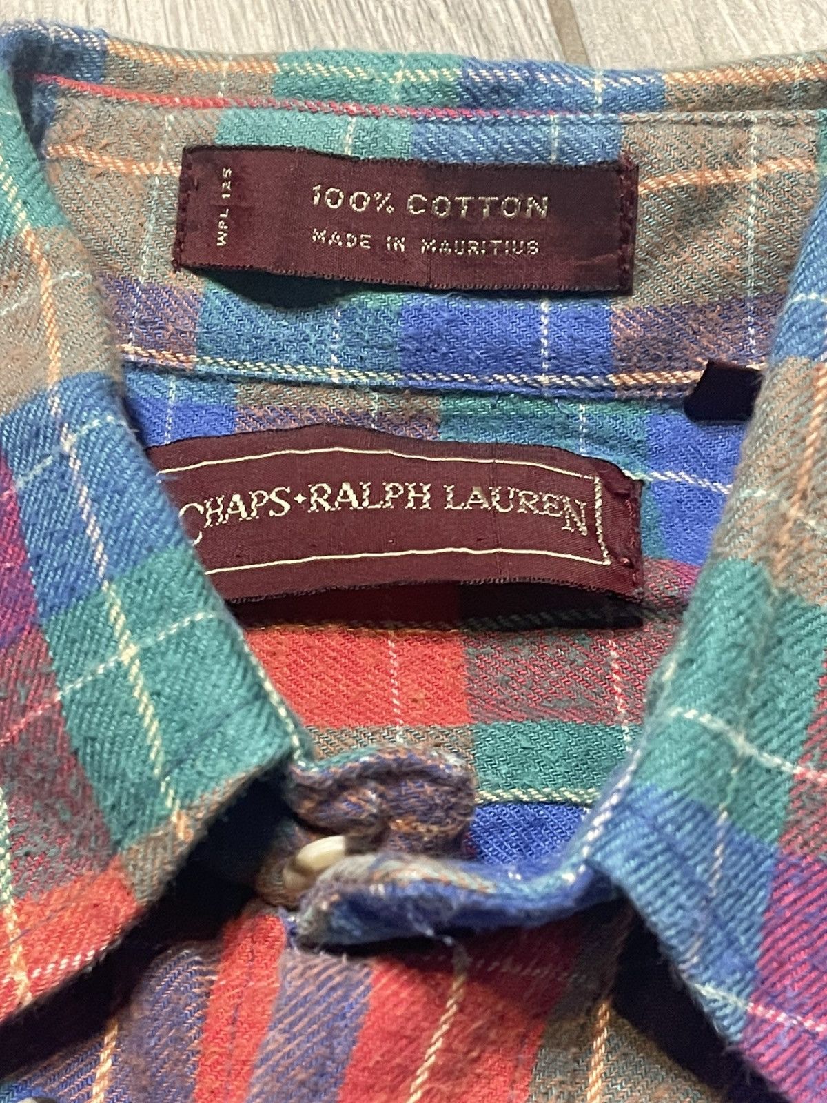 Chaps Ralph Lauren × Polo Ralph Lauren × Vintage Polo Ralph Lauren chaps 90s old school USA denim overshirt Size US M / EU 48-50 / 2 - 3 Thumbnail