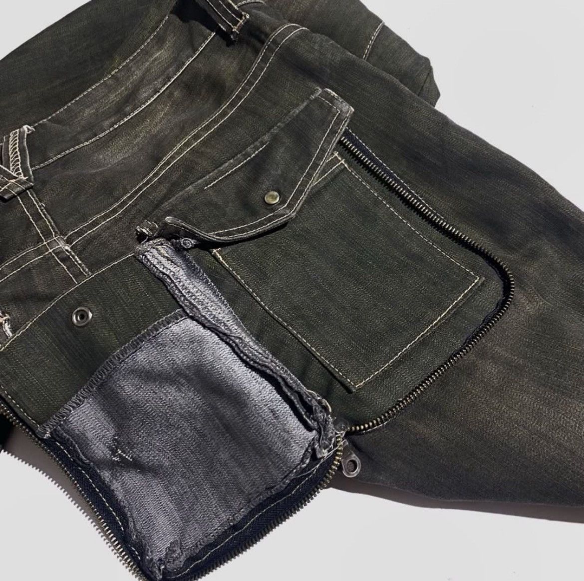 PPFM PPFM Curve Denim Pants Size US 33 - 6 Thumbnail