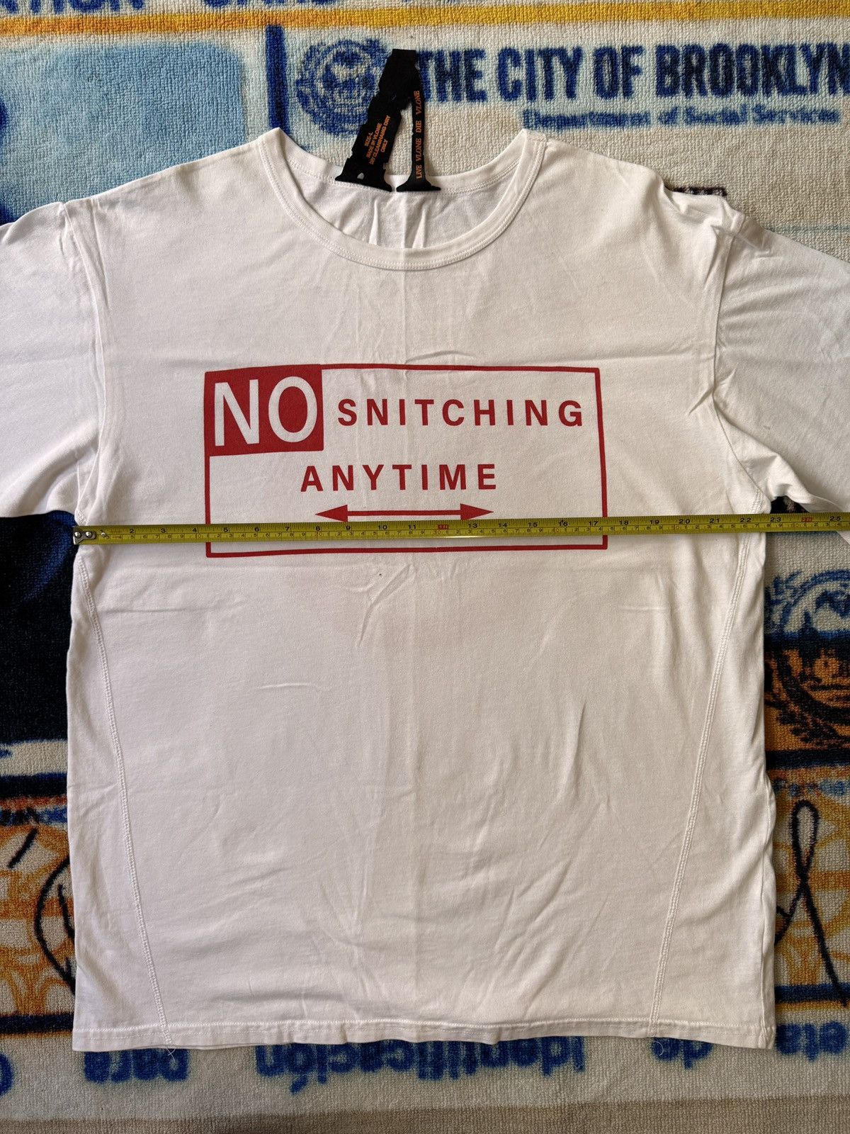 Vlone VLone No Snitching T-Shirt Size US L / EU 52-54 / 3 - 7 Thumbnail