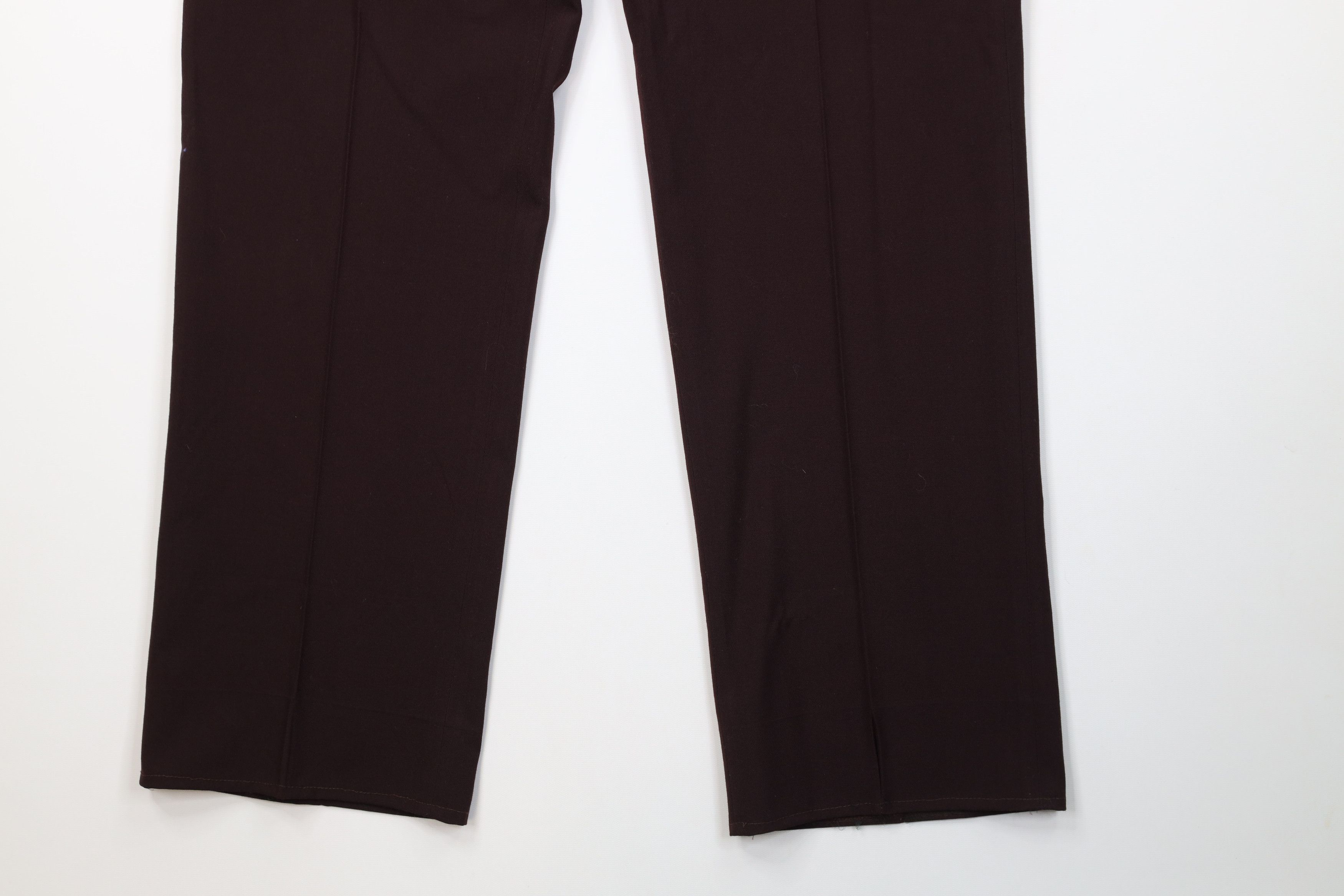 Vintage Vintage 70s Streetwear Gabardine Wide Leg Chino Pants Purple Size US 40 / EU 56 - 5 Thumbnail