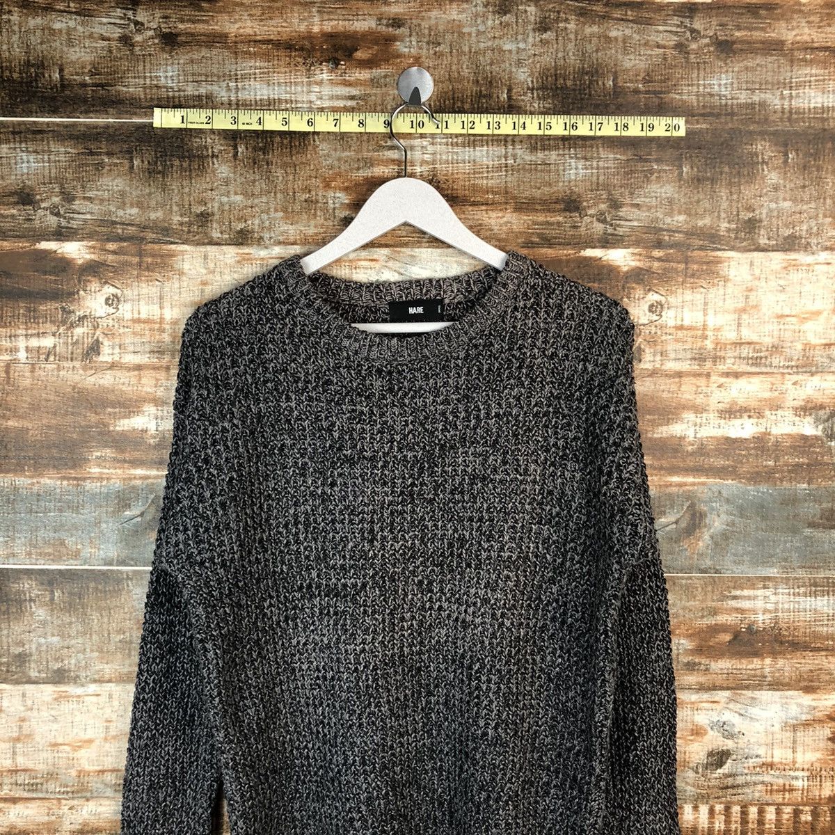 HARE × Homespun Knitwear Hare Grey Knitwear #A1516 Size US S / EU 44-46 / 1 - 2 Thumbnail