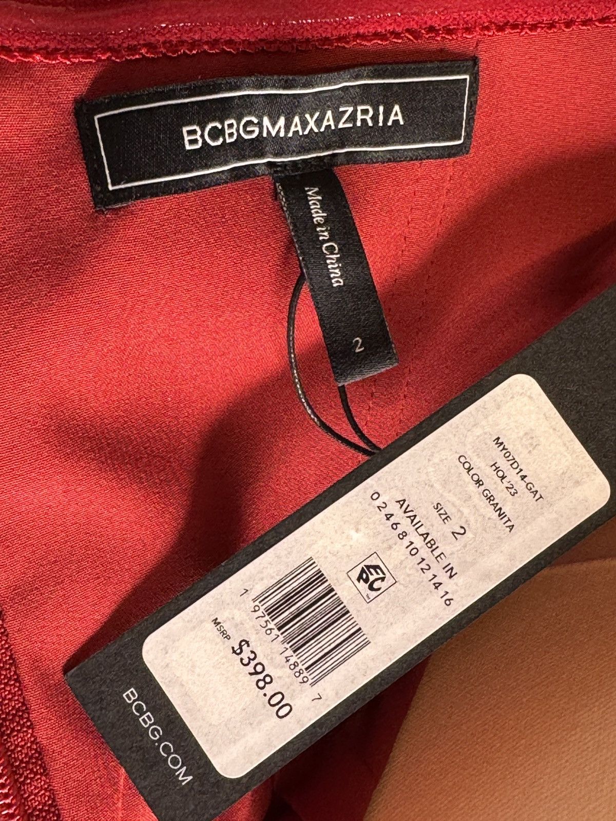 Bcbgmaxazria BCBGMAXAZRIA Women's Strapless Mini Evening Dress Size XS / US 0-2 / IT 36-38 - 6 Thumbnail