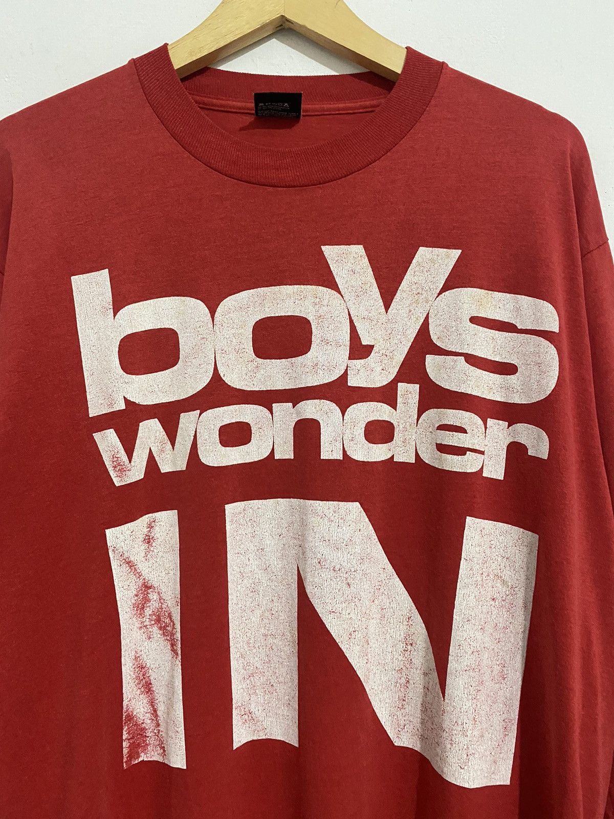Band Tees 🖤BLACKFRIDAY🖤80s Boys Wonder Longsleeve Rare Britpop Size US XL / EU 56 / 4 - 2 Thumbnail
